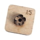 thumbnail image 1 of Troquel de corte de cuero con forma de flor, plantilla de madera para hacer manualidades portátiles para colgar 15mm, 1 of 7