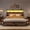Brown, variant on Bolvdo Rustic Full Size Medium Density Fiberboard Platform Bookcase Bed with 4 Drawers, Grey