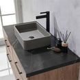 thumbnail image 6 of Trento 48" Black Sintered Stone Top Concrete Sink North American Oak Bath Vanity, 6 of 9