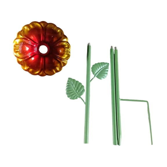 Bee Watering Station Bird Feeder Butterfly Bath Bowl Iron Construction for Outdoor Garden Bed Bird Lovers