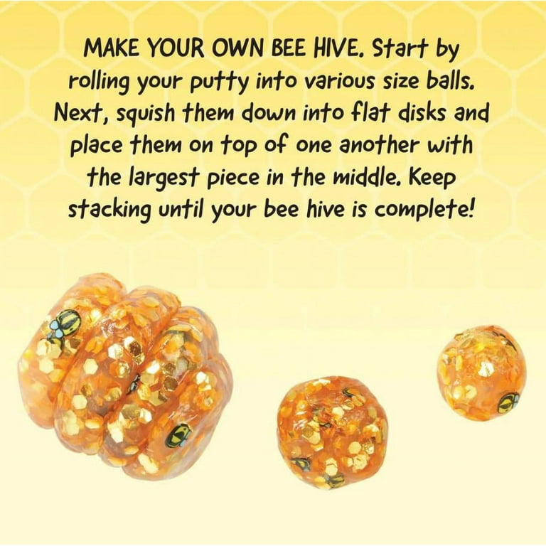 Honeycomb Jelly Slime DIY Clay Honey Slime stretchy Honey