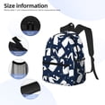 thumbnail image 3 of Disketp Swan Mochila Ligera Clásica con Múltiples Bolsillos, Mochila Casual para Hombre y Mujer, Ideal para Escuela, Trabajo y Viajes, 3 of 6