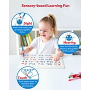 Coogam Magnetic Letters Practicing Board, Magnets Tracing ABC Alphabet Board Learning to Write Uppercase&Lowercase Educational Toy Fine Motor Montessori for 3 4 5 Years Old