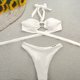 thumbnail image 4 of Trajes de baño tankini para mujer Trajes de baño de dos piezas con tirantes de tubo de moda de color sólido para mujer Trajes de baño para mujer Trajes de baño tankini para mujer, 4 of 4