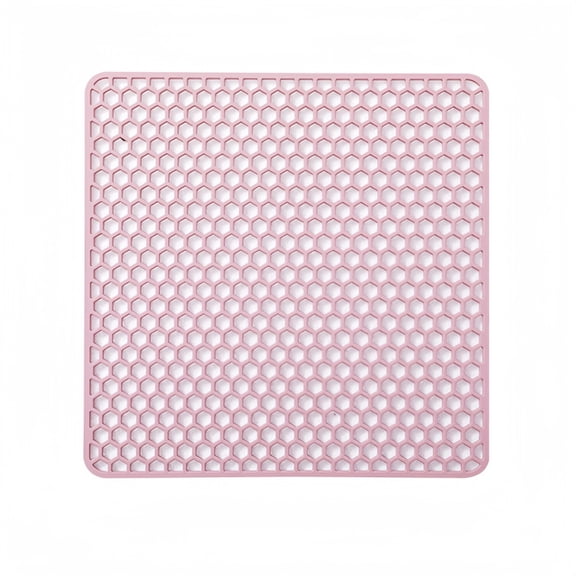 30CM Silicone Kitchen Sink Mats, Sink Protectors Grid, Tableware Dish Drying Pads, Pink, Silicone Sink Mat, Dish Drying Pad, Kitchen Protector
