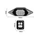 thumbnail image 3 of Luz trasera para bicicleta con señal de giro, recargable por USB, control remoto inalámbrico, 5 modos, luz de advertencia de seguridad para ciclismo., 3 of 5