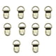 thumbnail image 5 of Riwesomey Gancho de 100 uds, ganchos de agujero geométrico semicircular, anillo colgante moderno Simple, colgadores de suministros para el Oro 763 Semicírculo 2piezas, 5 of 6