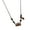 A, variant on Stylish Brown Camera Charm Necklace Adjustable Length Choker Fashionable Clavicle Chain Accessory for Daily Wear