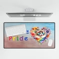 thumbnail image 4 of Peace Love Pride Ragdoll with Rainbow Sunglasses LGBT LGBTQ+ Desk Mat Full Keyboard Mouse Pad Cat Lover Kitten Owner Gifts Idea Large Mousepad - 01004, 4 of 5