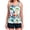 Leaf Print+Black, variant on RELLECIGA Women's Swimwear Scoop Neck Tankini Tops with Shorts Swimsuit for Women two piece bathing suits Turquoise Floral Green Size XL