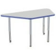 thumbnail image 6 of ECR4Kids 30in x 60in Trapezoid Contour Thermo-Fused Adjustable Activity Table Grey/Blue/Silver - Super Leg, 6 of 8