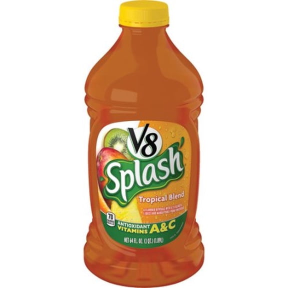 V8 Splash Tropical Blend 64 fl oz Bottle (Pack of 2)