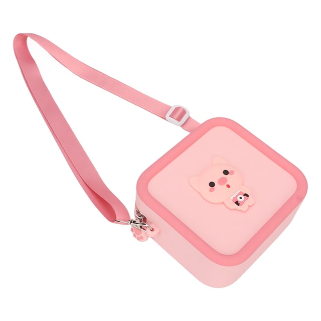 Kids Camera Bag, Kids Camera Case Silicone Shockproof Adjustable Shoulder Strap For Snacks For Girls