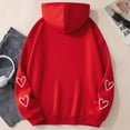 thumbnail image 3 of Oversized Zip Up Hoodie for Women Men Gothic Spider Web Heart Graphic Sweatshirt Punk Harajuku Alt Emo Streetwear, 3 of 3