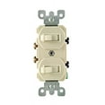 thumbnail image 2 of Leviton 15 amps Single Pole Toggle Switch Ivory 1 pk, 2 of 2