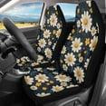 thumbnail image 2 of Yuyamidu Daisy Car Front Seat Covers Waterproof Universal Front Seat Cover Removable Automotive Accessories Easy Installation Suitable for Cars, SUV and Trucks, 2 of 7