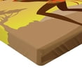 thumbnail image 2 of Ambesonne Afro Fitted Sheet, Amazon Lady, Full Size, Brown Cocoa, 2 of 3