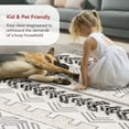 thumbnail image 5 of nuLOOM Zuri Shaggy Banded Tribal Area Rug, 3' x 5', Zuri Light Grey, 5 of 10