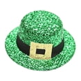 thumbnail image 4 of Pinza para el pelo del día de San Patricio CUTICAT Sombrero de lentejuelas 13 cm x 13 cm x 5 cm, 4 of 8