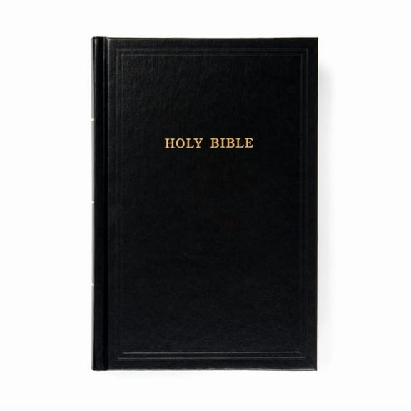 KJV Pew Bible, Black Hardcover: Holy Bible, (Hardcover)