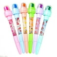 thumbnail image 2 of Bubble pen multi-function 5-in-1 light roller seal children's magic blowing creative ballpoint pen, 2 of 2