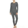 thumbnail image 1 of White Mark Ensemble de Pyjama Gaufré pour Femmes, 1 of 6