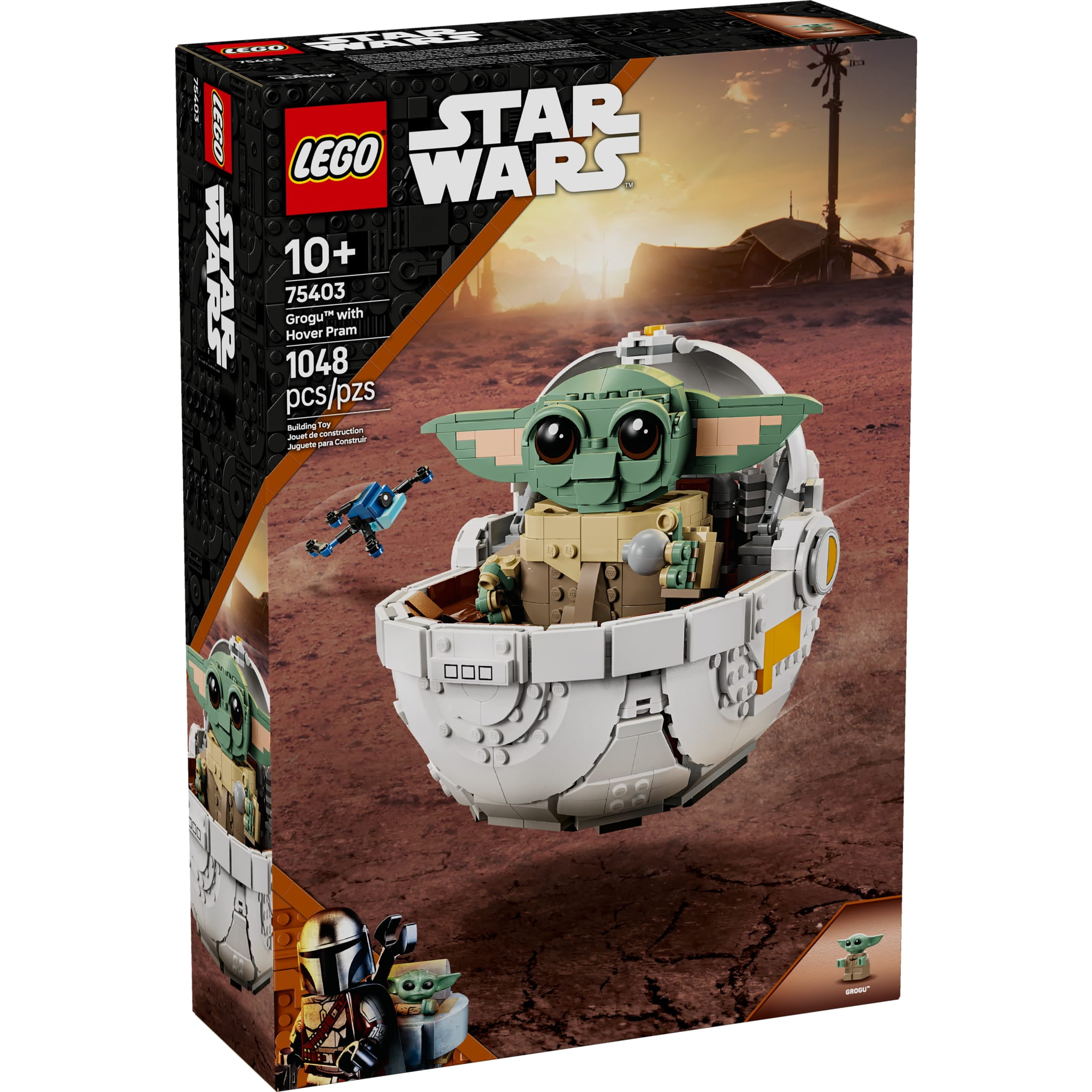 LEGO Star Wars Grogu with Hover Pram Building Toy Set - Star Wars