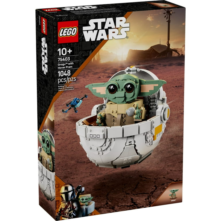 LEGO, Star Wars Grogu with Hover Pram Building Toy Set - 75403