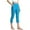 Blue-kids shorts, variant on MKOSPLRT 2-13 Yeras Girls' Yoga Workout Capri Leggings with Pocket High Waist Stretchy Gym Leggings Solid Slim Fit Capris Pants