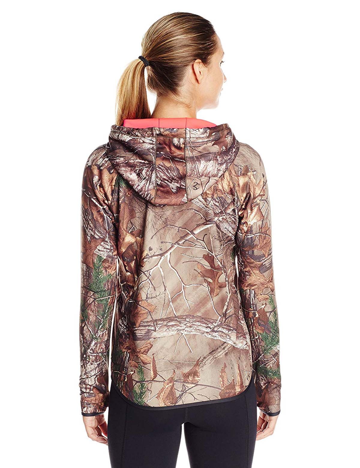 camo pink under armour hoodie