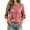 *Red, variant on VBVC Women's Gingham Long Sleeve Shirt , Curved Hem Button Down Blouse For Women , Ladies' Spring Fall Tunic Tops with Pockets, S-2XL