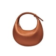 thumbnail image 2 of Abbraccia Shoulder Bag for Women Dumpling Bag Half for Brown, 2 of 9