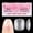 01-XXS Round, variant on Extra Extra Short Round Gel Tips, Extra Short Press Nails Clear Round, Full Matte No File Small Petite Size Nails for Extension,600 Pcs 13 Sizes with Refills 4&5