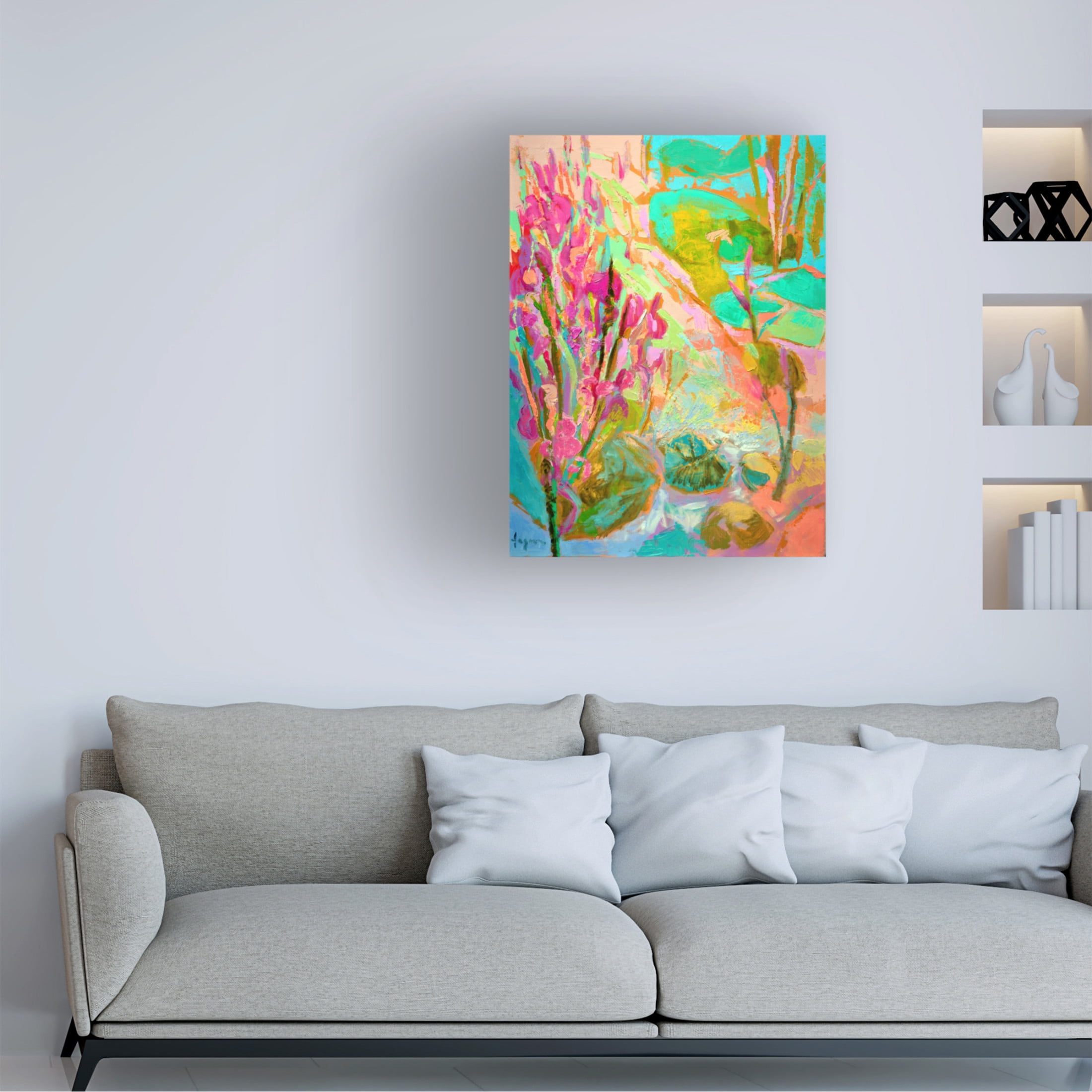 Canvas Wall Art - Dorothy Fagan 'Ponfofmyownii' Wall Art for Living Room, Bedroom, or Office D?cor by Trademark Fine Art - 35 x 47 Inches