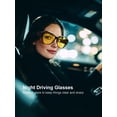 thumbnail image 3 of TINHAO Night Driving Fit Over Glasses Anti-Glare Night Vision Glasses for Men Women Oversized Nighttime Glasses Yellow Lens, 3 of 8
