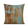 thumbnail image 2 of Set of 2 Luxurious Brown & Teal Decorative Throw Pillow Covers - Modern, Abstract Art Design for Indoor/Outdoor Use, 2 of 7