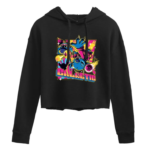 Disney - Lilo & Stitch - Stitch Flipped Comic Page - Juniors Cropped Pullover Hoodie