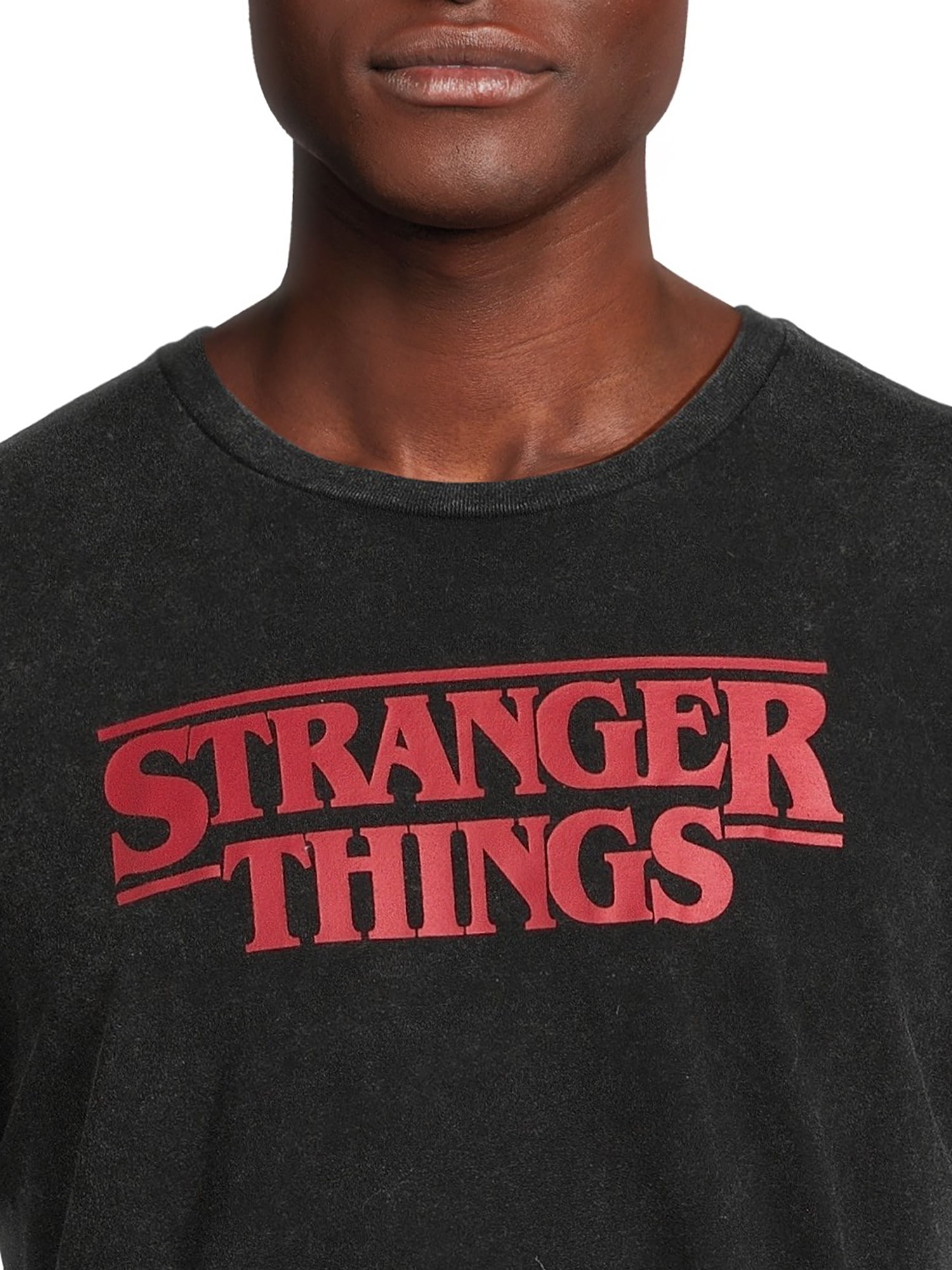 Netflix Stranger Logo, Men's Apparel Graphic T-shirt, Sizes S-3XL (Men's Big & Tall)