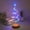 White, variant on Wadada Christmas Tree Light, 14'' Battery Operated Christmas Tree Night Light, Crystal Spiral Xmas Tree Table Lamp with Star Light & Metal Stand, Christmas Decoration for Home Room Desk Indoor