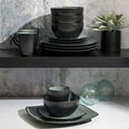 thumbnail image 6 of Gibson Soho Lounge Square 16-Piece Dinnerware Set - Eclipse, 6 of 6