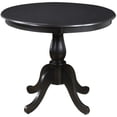 thumbnail image 1 of Carolina Chair & Table  Fairview Round Pedestal Dining Table, Antique Black - 36 in., 1 of 1