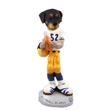 - NO.DOOG1134 Rottweiler Football Player Doogie Collectable Figurine