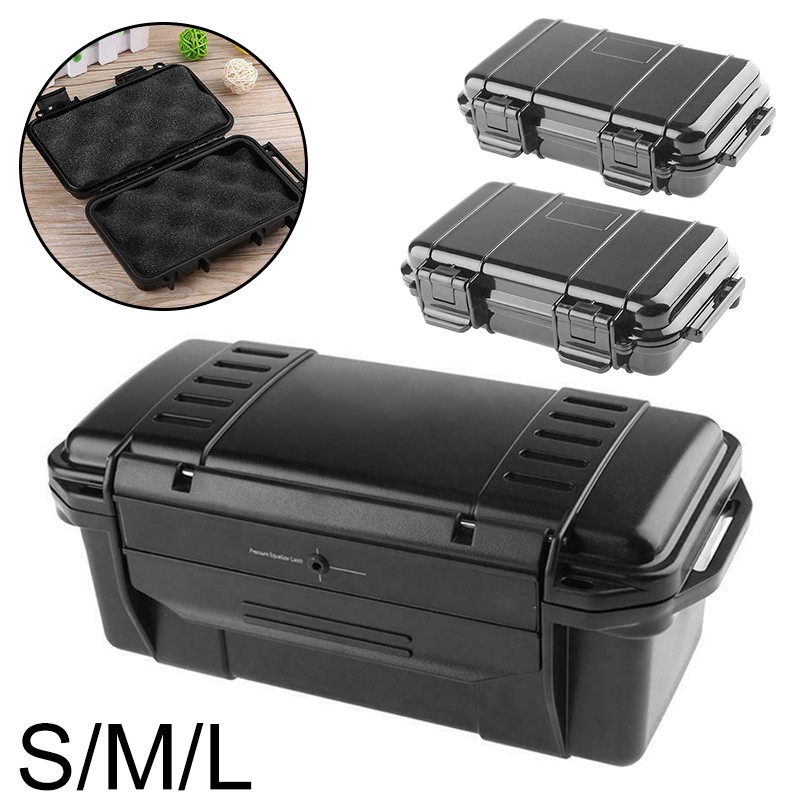 Portable Outdoor Shockproof Sealed Waterproof Safety Case Tool Holder Dry  Box 