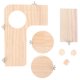 thumbnail image 1 of Plataforma de ejercicio para roedores: juguete de madera para hámsteres y chinchillas con pedal., 1 of 2