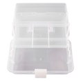 thumbnail image 4 of M Buder Caja de Almacenamiento Plegable de Tres Capas Organizador de Plástico Multiusos con Asa Portátil Blanco (28 cm / 11 inches), 4 of 9