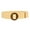Beige, variant on Belt Christmas Women Woven Elastic Casual Summer Solid Stretch Skinny With Wooden Buckle Belts For Women