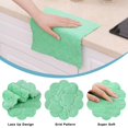 thumbnail image 2 of decorUhome 12 Pack 10" x 10" Kitchen Dish Cloths, Super Soft and Absorbent Coral Velvet Dish Towels, Non-Stick Oil Quick Drying Dishcloths, Green, 2 of 8