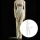 thumbnail image 5 of Figura de acción con vestido largo, ropa femenina, vestido de soldado para figura de acción de 12" blanco, 5 of 9