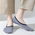 thumbnail image 2 of Mens No Show Socks with Non Slip Grips Low Cut Ankle Socks Mens Short Casual Cotton Socks 6 Pairs, 2 of 5