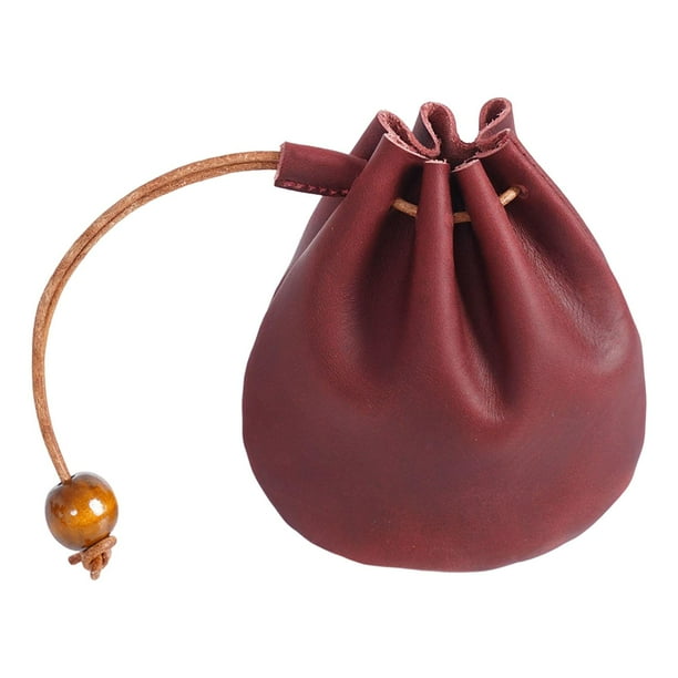 Bolso Con Cordón Para Monedas Bolso De Regalo De Navidad Hecho A Mano Monedero Rojo Sunnimix Monedero con cordón
